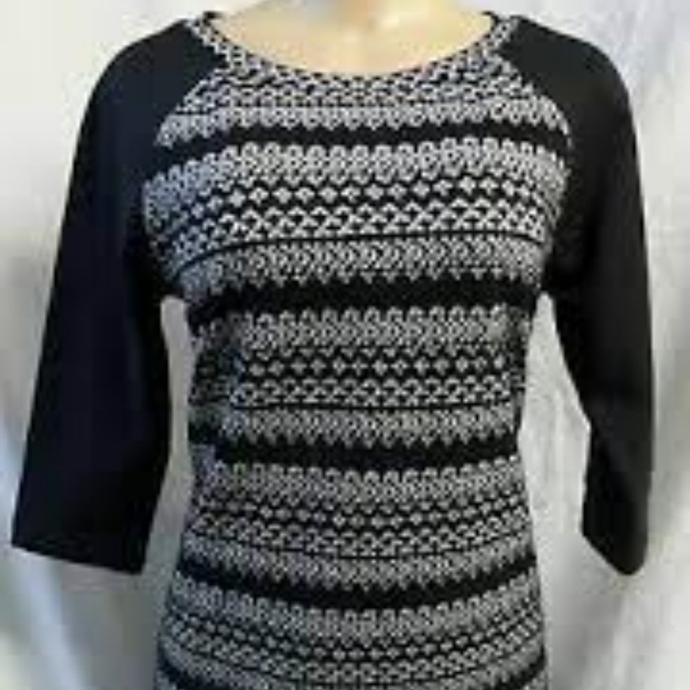 NWT Adorable Loft Sweater Dress 3/4 Sleeve S
